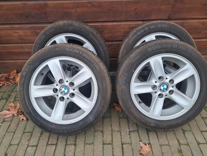 Zomerbanden met velgen - 205/55 R16, Auto-onderdelen, Banden en Velgen, Banden en Velgen, Zomerbanden, 16 inch, 205 mm, Personenwagen