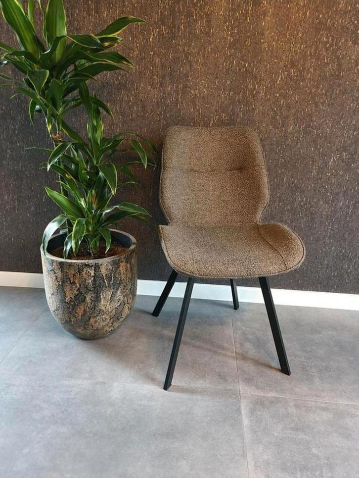 Nieuwe eetkamerstoelen taupe (grijs/bruin) - Tot 53% korting, Huis en Inrichting, Stoelen, Nieuw, Vijf, Zes of meer stoelen, Metaal