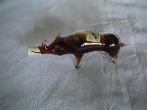 oud handgeblazen neushoorn drank miniatuur bols, Verzamelen, Merken en Reclamevoorwerpen, Zo goed als nieuw, Overige typen, Ophalen of Verzenden