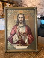 RELIGIEUZE AFBEELDING IN OUD LIJSTJE