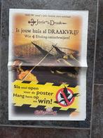 Efteling Krant - Joris en de Draak, Verzamelen, Efteling, Ophalen of Verzenden, Gebruikt