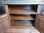 Houten kastje met deurtjes en open vak, Ophalen, Minder dan 50 cm, Gebruikt, Landelijk
