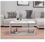 Multi-Level Salontafel wit., MIADOMODO, Nieuw, Ophalen of Verzenden, Minder dan 50 cm