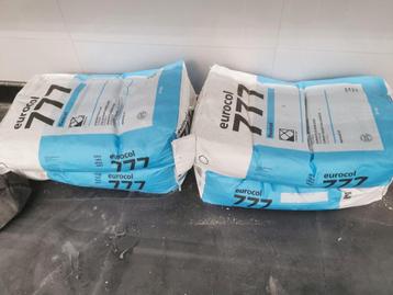4x Eurocol 777 Flexcol Tegellijm beschikbaar voor biedingen