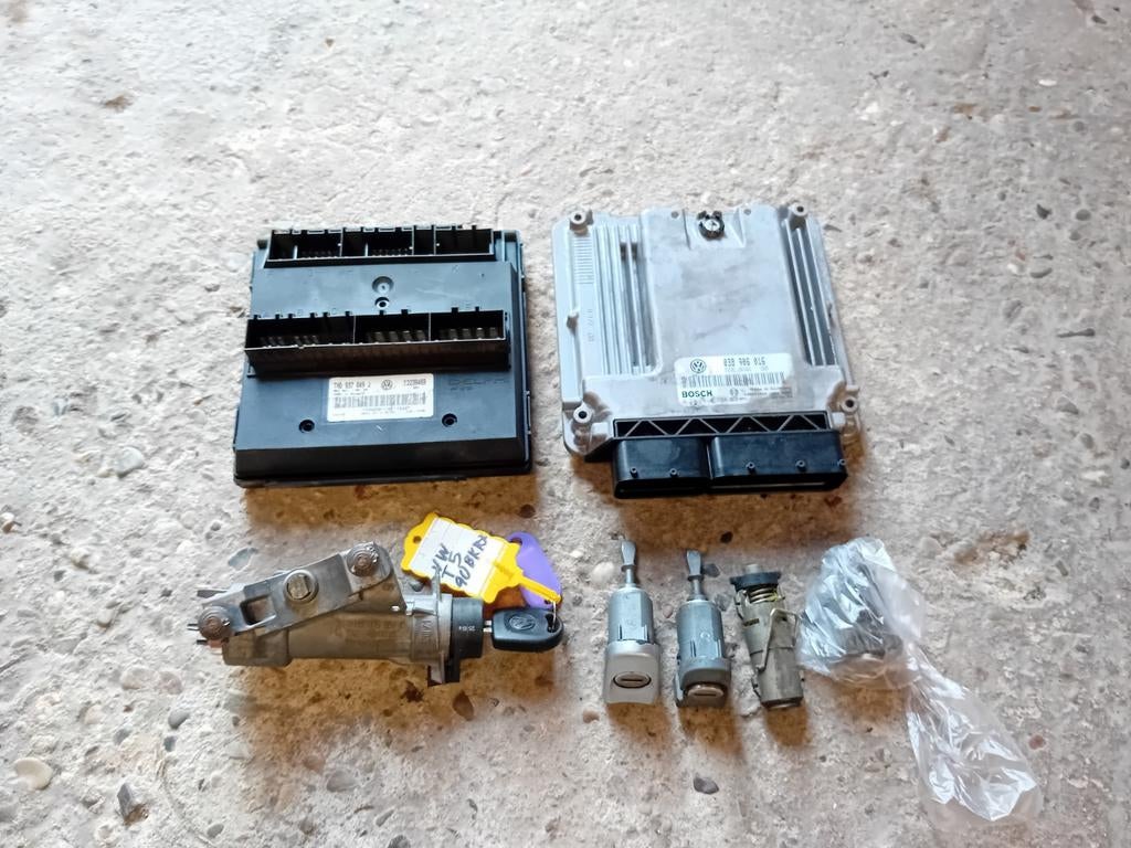Volkswagen transporter T5 contactslotenset compleet, Auto-onderdelen, Besturing, Ophalen, Gebruikt, Volkswagen