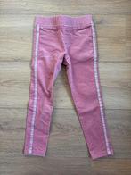 Roze glitter Corduroy Skinny Broek maat 104, Ophalen of Verzenden, Zo goed als nieuw, Meisje, Broek