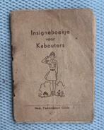 Vintage Insigneboekje Kabouters NL Padvindsters Gilde ’50, Verzamelen, Scouting, Ophalen of Verzenden, Gebruikt, Boek of Tijdschrift