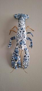 XL kreeft in Delfts Blauw motief met gouden accenten!, Ophalen of Verzenden, Nieuw