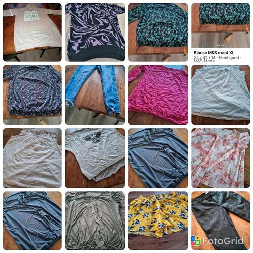 Pakket dameskleding maat 42/44/XXL, Kleding | Dames, Dames-kledingpakketten, Zo goed als nieuw, Maat 46/48 (XL) of groter, Ophalen