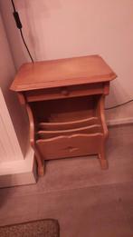 Houten bijzettafel / lectuurbak, 45 tot 60 cm, Minder dan 55 cm, Gebruikt, Ophalen of Verzenden