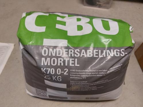 Ondersabelings mortel K70 - 17 kg (nieuwe zak 2 dagen oud), Doe-het-zelf en Verbouw, Metselstenen, Nieuw, Overige typen, Ophalen