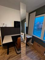 Twee Pax kastdeuren: spiegel en grijs/wit, Huis en Inrichting, Ophalen, Minder dan 50 cm, Gebruikt, 200 cm of meer