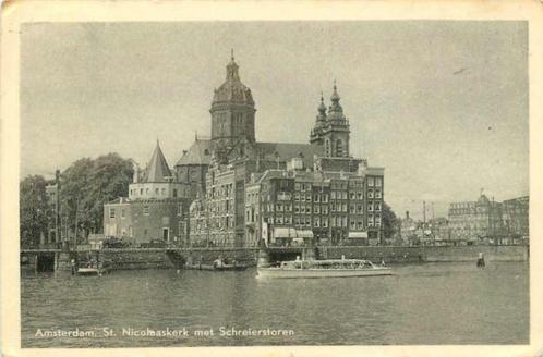 (377-253-019) Amsterdam St Nicolaaskerk, Verzamelen, Ansichtkaarten | Nederland, Noord-Holland, Verzenden