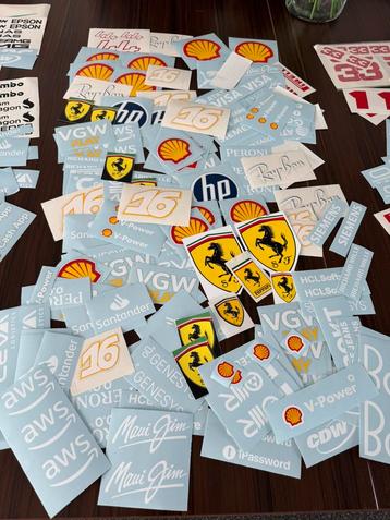 Stickers red bull ferrari en mercedes beschikbaar voor biedingen