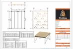 Nieuwe Entresolvloer 5x4 20m2, Zakelijke goederen, Kantoor en Winkelinrichting | Magazijn, Stelling en Opslag, Ophalen