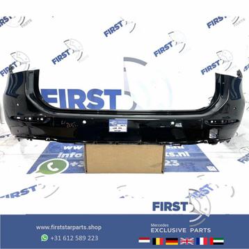 W206 ACHTERBUMPER 2021-2024 ZWART Mercedes C Klasse originee beschikbaar voor biedingen