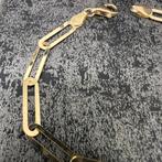 14k gouden armband mooi schakel closed forever, Sieraden, Tassen en Uiterlijk, Armbanden, Ophalen of Verzenden, Zo goed als nieuw