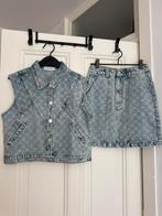 Denim set, gilet en rokje lofty manner maat s, Blauw, Lofty Manner, Nieuw, Ophalen of Verzenden