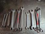Gedore Ringsteeksleutels Set - 13 Stuks, Doe-het-zelf en Verbouw, Gereedschap | Handgereedschap, Ophalen of Verzenden, Gebruikt