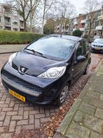 Peugeot 107 1.0 12V 5DR 2009 Zwart, Auto's, Voorwielaandrijving, Zwart, Origineel Nederlands, Bedrijf