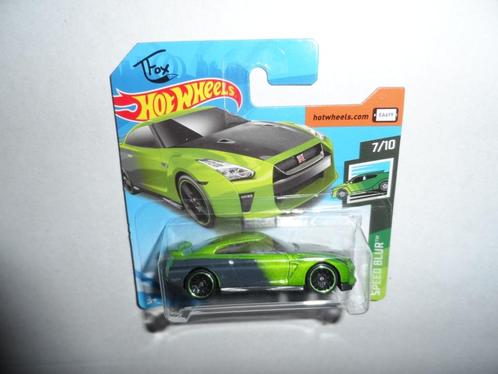 Hot Wheels - '17 Nissan GT-R R35 Guaczilla T. Fox - 1:64, Hobby en Vrije tijd, Modelauto's | Overige schalen, Nieuw, Auto, Ophalen of Verzenden