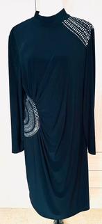 Joseph Ribkoff zwarte jurk met studs maat 48[vDM], Zwart, Maat 46/48 (XL) of groter, Ophalen of Verzenden, Zo goed als nieuw