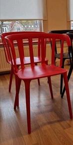 2 RED IKEA PS 2012 CHAIRS/STOELEN, Huis en Inrichting, Stoelen, Ophalen, Zo goed als nieuw, Zwart, Twee
