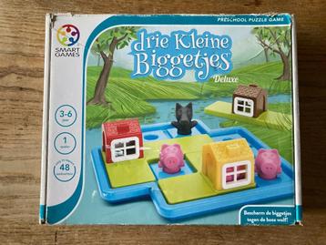 Smart Games - Drie kleine biggetjes deluxe (3-6 jaar) beschikbaar voor biedingen