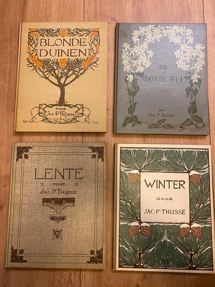 Jac P. Thijsse - Vier Boeken, Antiek en Kunst, Antiek | Boeken en Bijbels, Ophalen of Verzenden