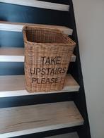 Rieten trapmand  / Take me upstairs, Ophalen of Verzenden, Rechthoekig, Riet