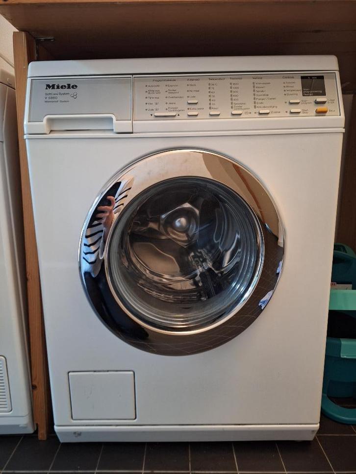 Goed werkende en onderhouden Miele wasmachine en droger, Witgoed en Apparatuur, Wasmachines, Gebruikt, Voorlader, 4 tot 6 kg, 85 tot 90 cm