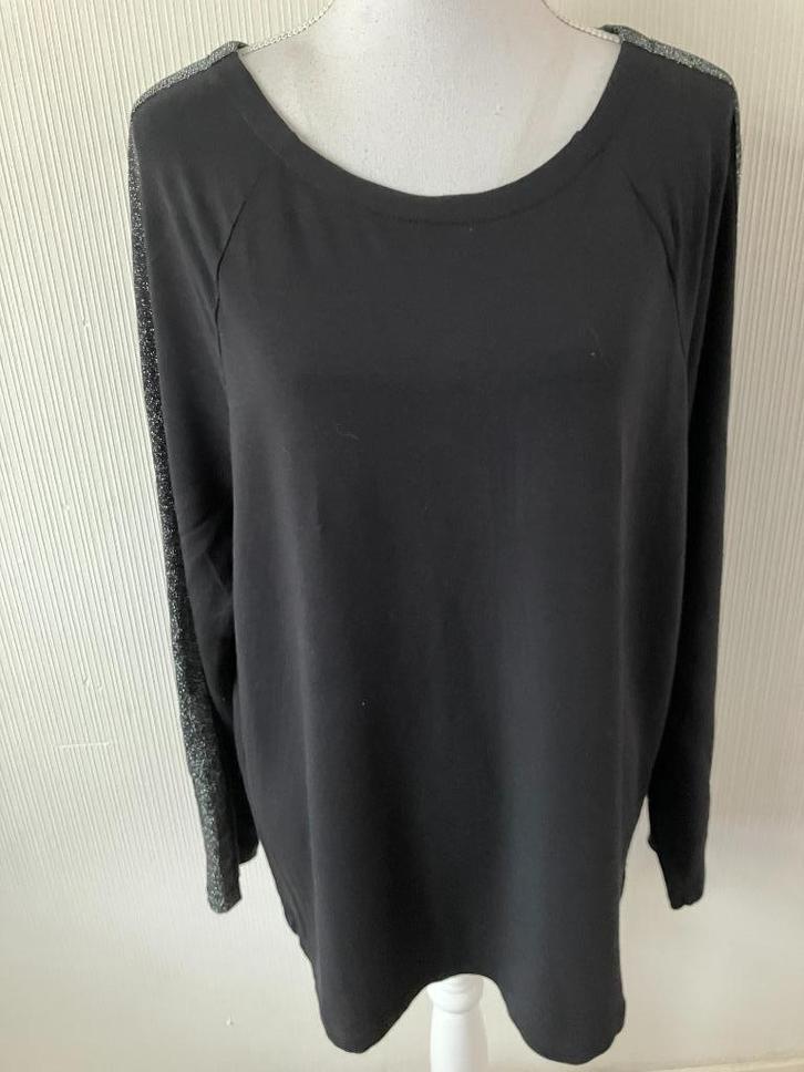 street one maat 46 oksel tot oksel 60 cm, Kleding | Dames, Blouses en Tunieken, Zo goed als nieuw, Maat 46/48 (XL) of groter, Zwart
