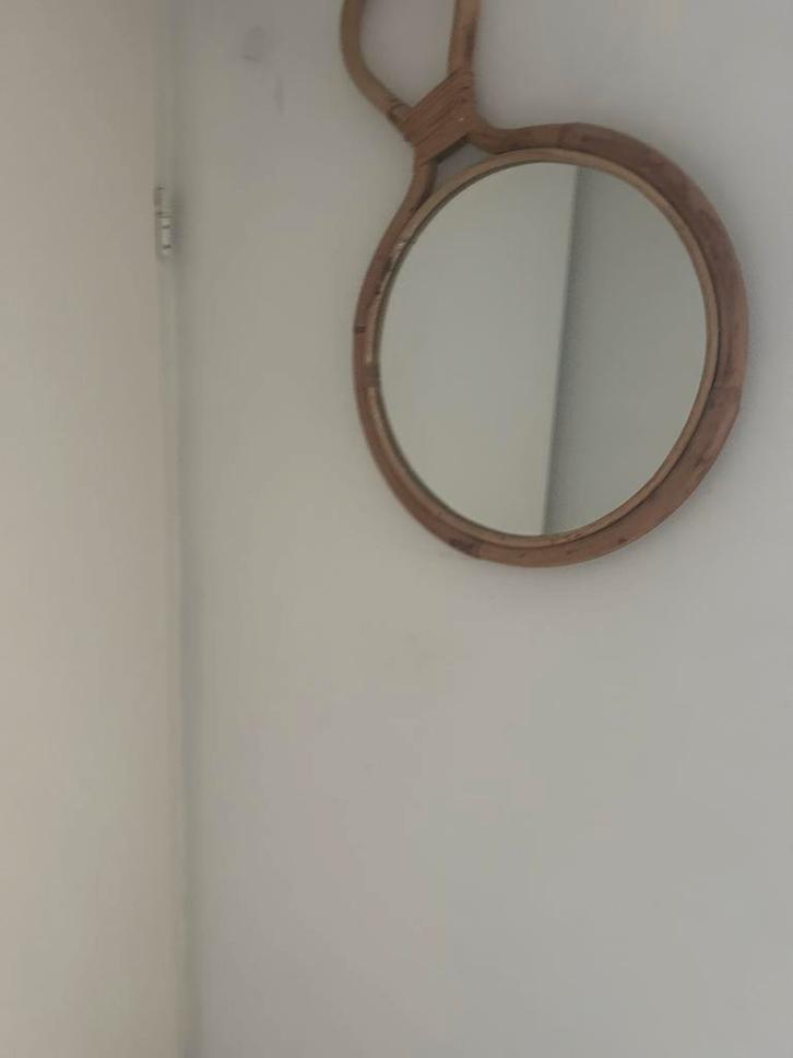 Rivièra Maison Basic Bali Spiegel Ø40cm, Huis en Inrichting, Woonaccessoires | Spiegels, Zo goed als nieuw, Minder dan 50 cm, Minder dan 100 cm