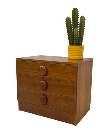 Vintage Compacte Ladekastje Mid Century Design beschikbaar voor biedingen