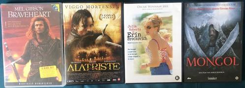 4 voor 1 prijs oa Braveheart en Mongol, Cd's en Dvd's, Dvd's | Actie, Gebruikt, Oorlog, Vanaf 16 jaar, Verzenden