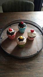 4 superleuke cupcake voorraad potjes., Keramiek, Overige typen, Ophalen of Verzenden, Zo goed als nieuw