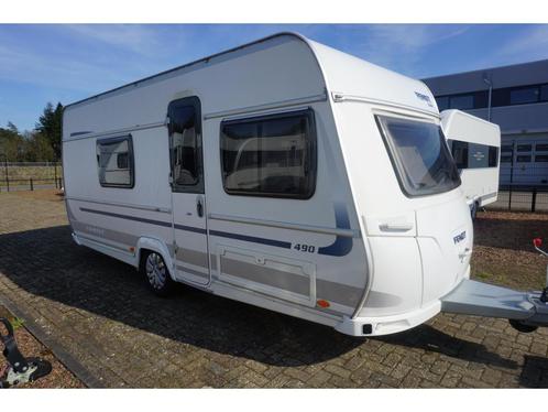 Fendt Saphir 490 TKM + MOVER + stapelbedden, Caravans en Kamperen, Caravans, Bedrijf, tot en met 5, 1000 - 1250 kg, Treinzit, Fendt