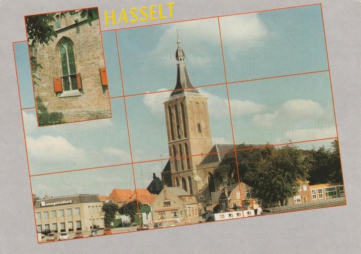 HASSELT Kerk, Verzamelen, Ansichtkaarten | Nederland, Gelopen, Overijssel, 1980 tot heden, Verzenden