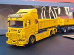 WSi Alex Brouwer Sierbestrating Scania haakarm combi 1:50, Nieuw, Ophalen of Verzenden, Bus of Vrachtwagen, Wsi