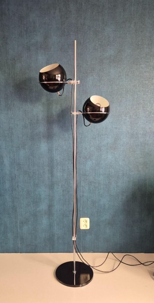 Vintage vloerlamp - Gepo Amsterdam - Jaren 70, Huis en Inrichting, Lampen | Vloerlampen, Zo goed als nieuw, 150 tot 200 cm, Metaal