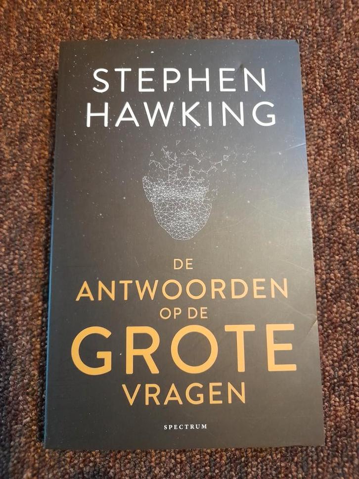 Antwoorden op Grote Vragen - Stephen Hawking, Boeken, Wetenschap, Zo goed als nieuw, Natuurwetenschap, Ophalen of Verzenden