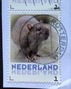 Postzegel Nederland bruine rat nvph 3013, Postzegels en Munten, Postzegels | Nederland, Ophalen of Verzenden, Na 1940, Gestempeld