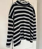 Zara gestreepte zwart wit trui met hoge hals en stretch, Maat 42/44 (L), Ophalen of Verzenden, Zo goed als nieuw, Zara