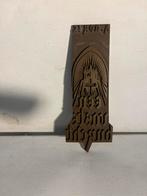 Koperen drukplaat van K.Norel boek Een vaste Burcht, Antiek en Kunst, Antiek | Boeken en Bijbels, Ophalen of Verzenden