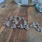 6 Zilverkleurige Engelen 9 en 6 cm groot, Antiek en Kunst, Ophalen of Verzenden