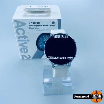 Samsung Watch Active 2 44mm Cloud silver beschikbaar voor biedingen