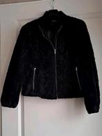 Zwart bontjasje Pull & Bear - Maat L, Zwart, Maat 42/44 (L), Ophalen of Verzenden, Zo goed als nieuw