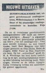 GEZOCHT voor Rien Poortvliet expositie Zendingskalender 1967, Diversen, Kalenders, Ophalen of Verzenden, Maandkalender