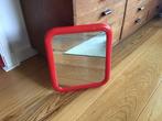 Rode Spiegel - Stijlvol en Modern, Minder dan 50 cm, Gebruikt, Vierkant, Ophalen of Verzenden