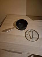 Pan met deksel, Gebruikt, Ophalen of Verzenden, Rvs, Keramische plaat